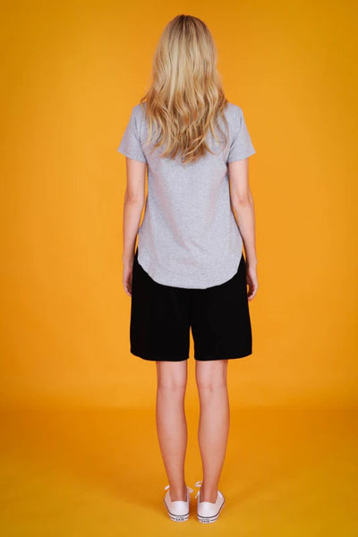 3rd Story Lily Tee | Grey Marle