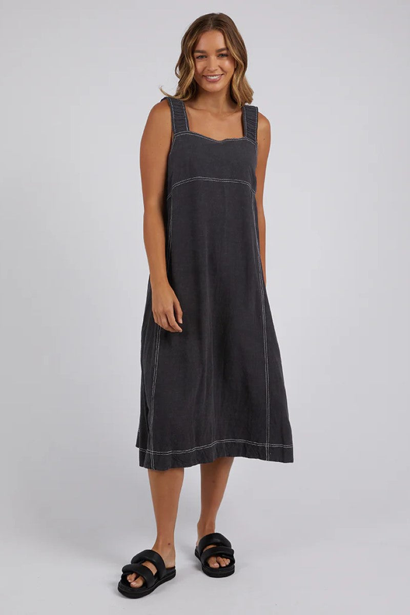 Foxwood Sage Dress | Charcoal