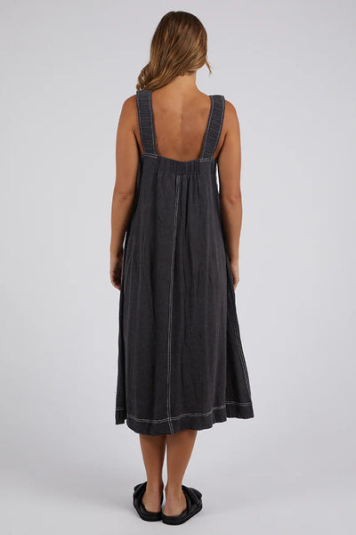 Foxwood Sage Dress | Charcoal