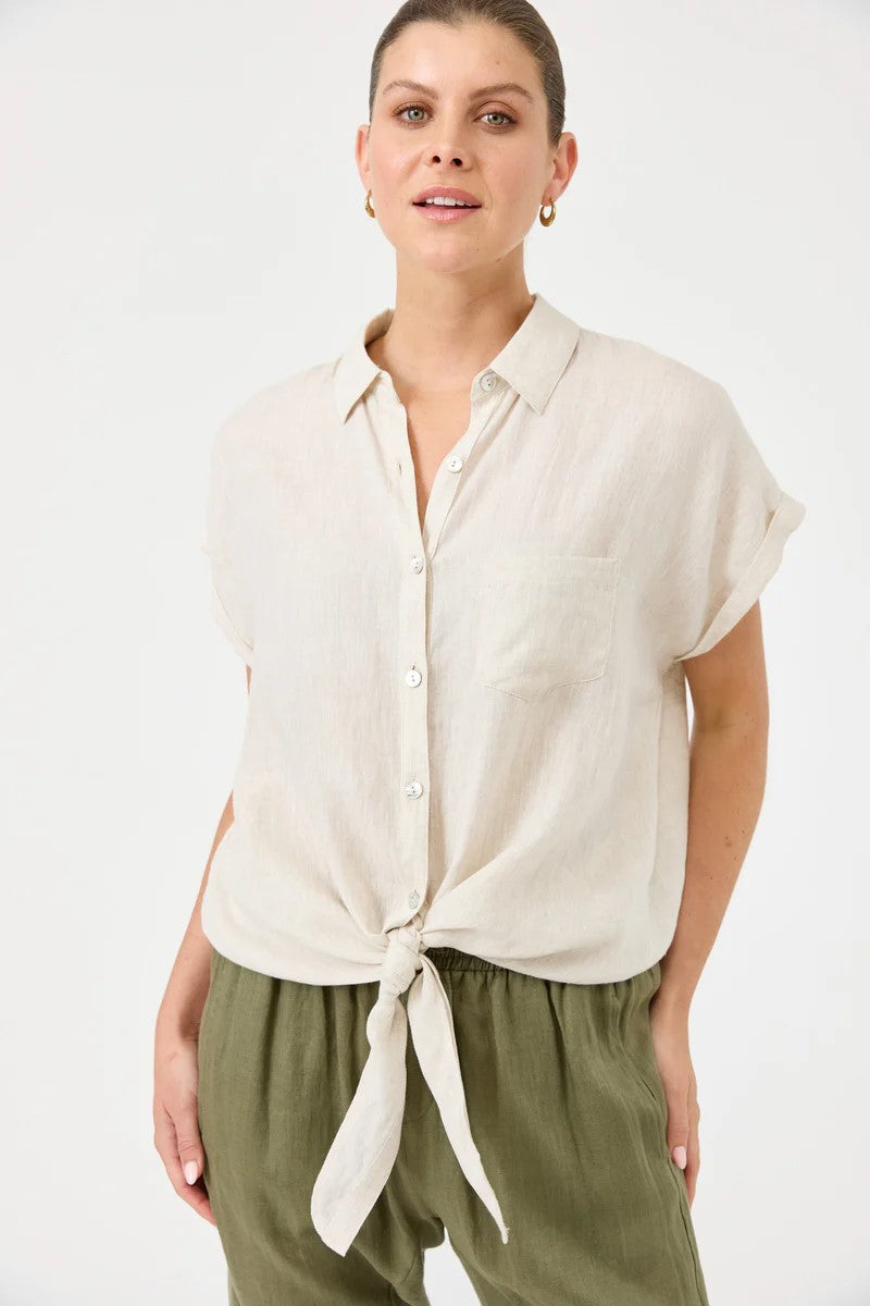 Eb & Ive Studio Tie Shirt | Tusk