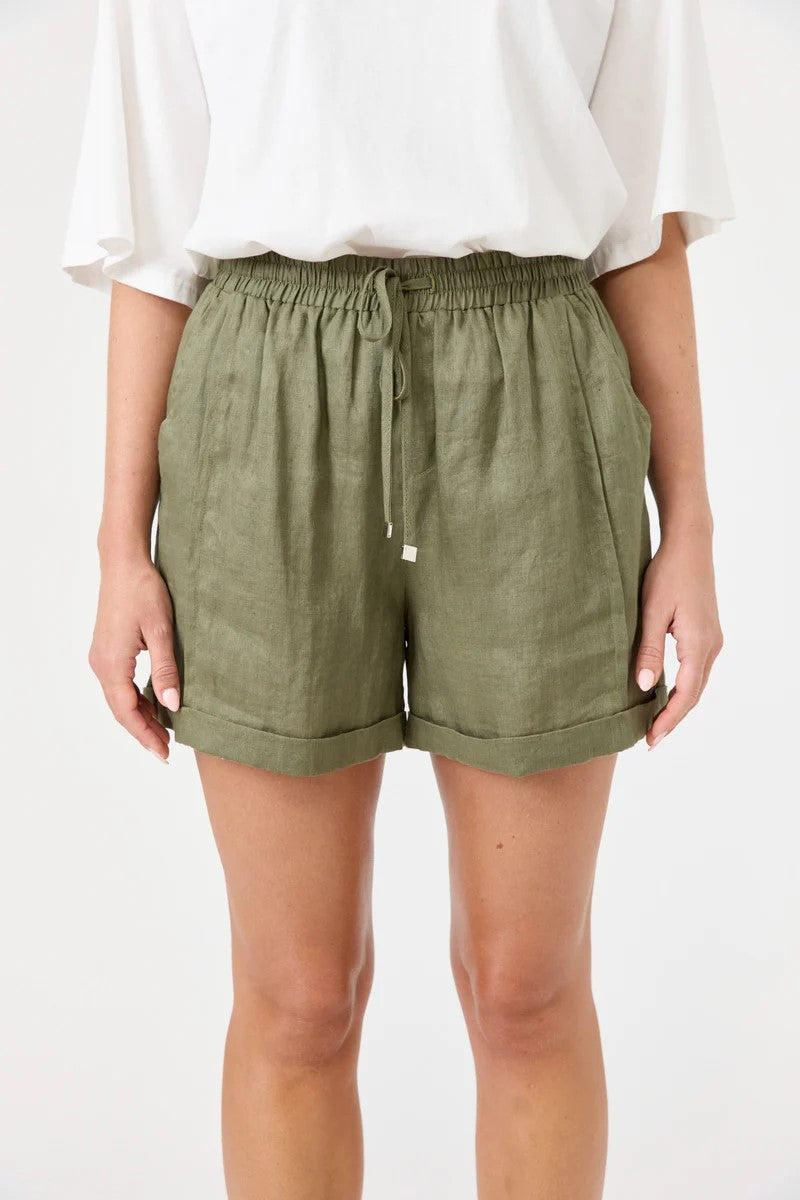 Eb & Ive Studio Short | Khaki