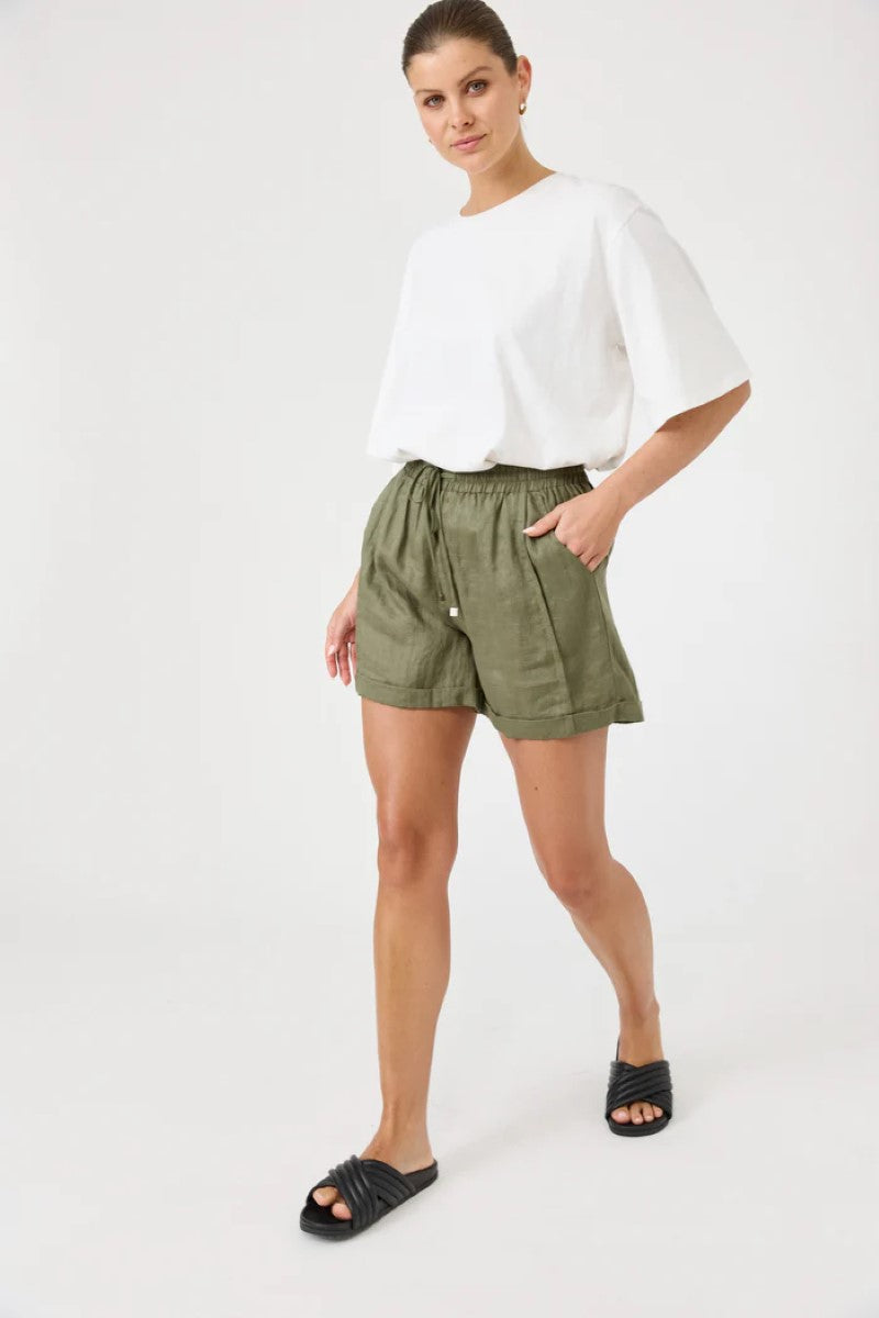 Eb & Ive Studio Short | Khaki