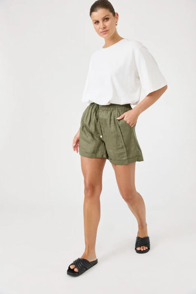 Eb & Ive Studio Short | Khaki