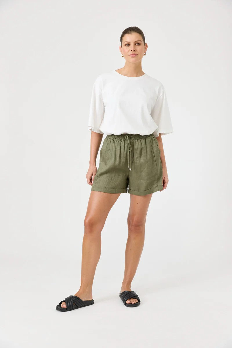 Eb & Ive Studio Short | Khaki