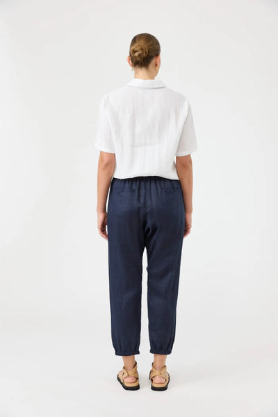 Eb & Ive Studio Relaxed Pant | Navy