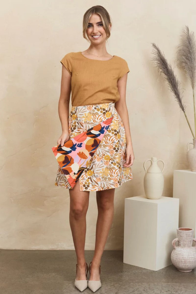 Mahashe Reversible Skirt | Amber & Valencia