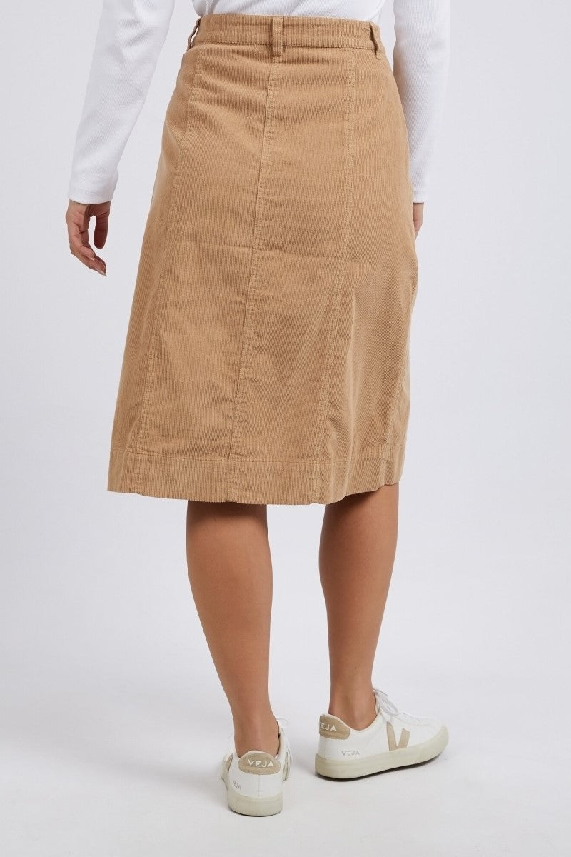 Foxwood Montanna Cord Skirt | Sesame