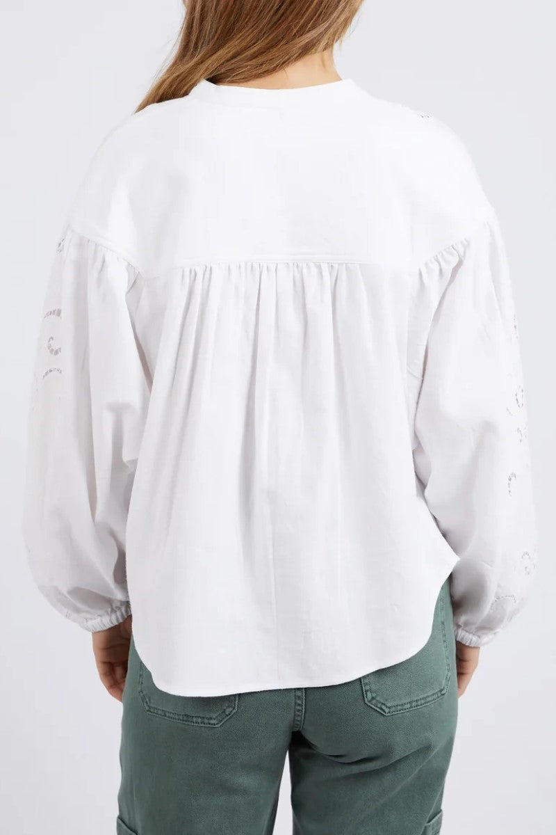 Foxwood Marlow Blouse | Egret