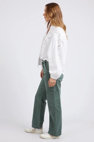 Foxwood Marlow Blouse | Egret