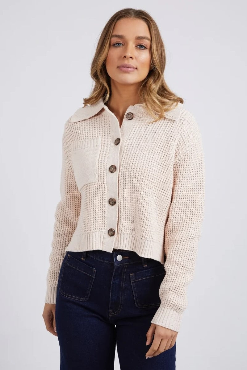 Foxwood Frida Button Cardigan | Pale Pink