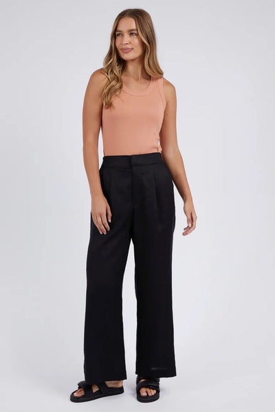 Foxwood Elina Wide Leg Pant | Black