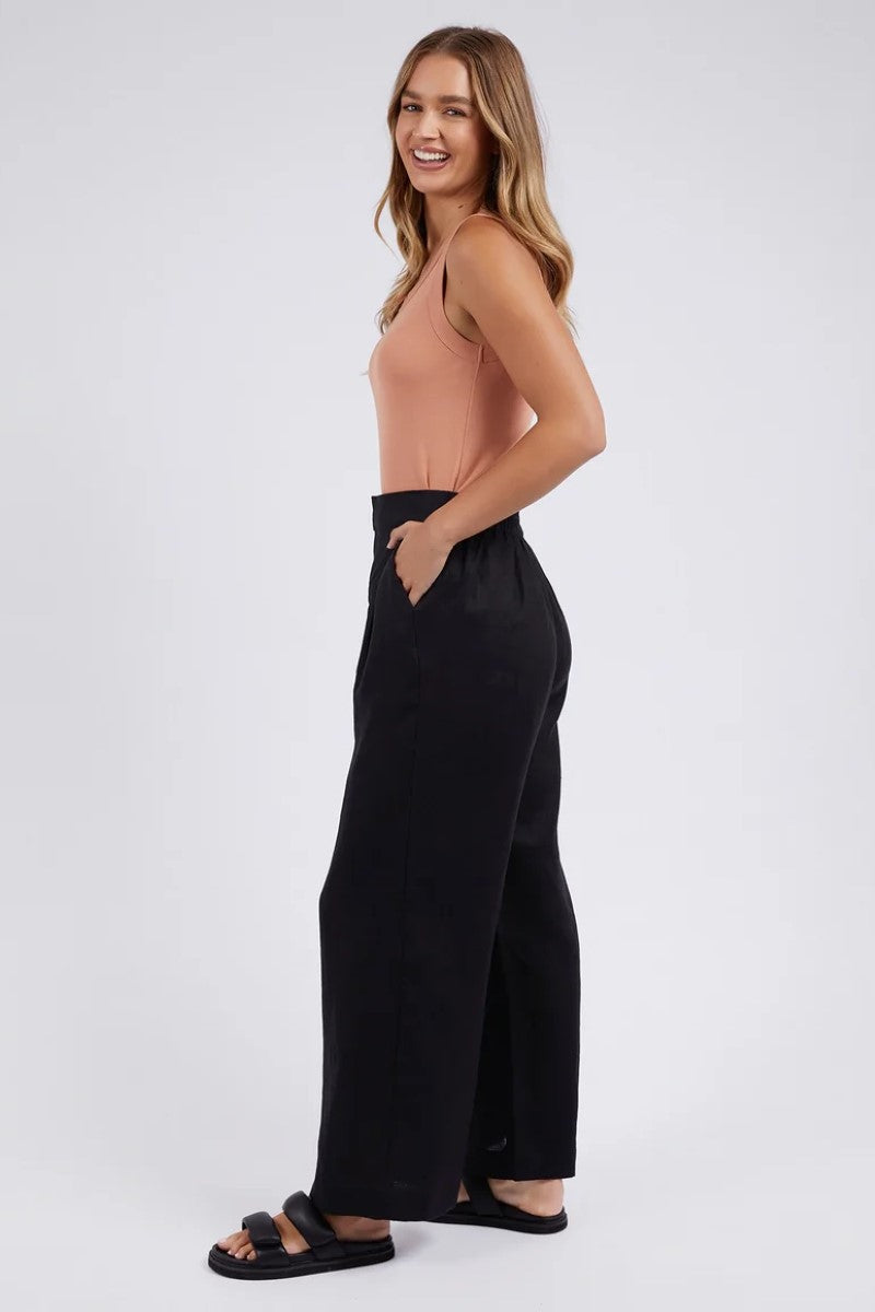 Foxwood Elina Wide Leg Pant | Black