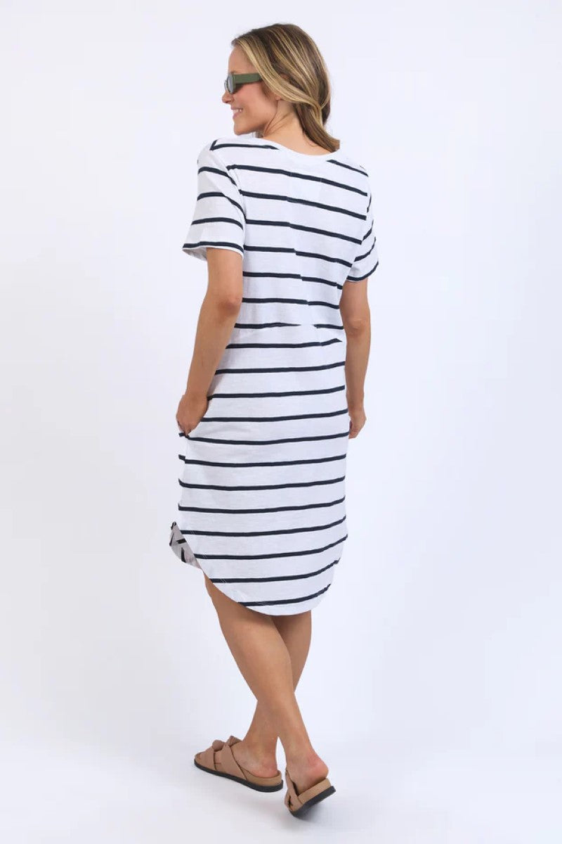 Foxwood Bay Dress | Navy Stripe