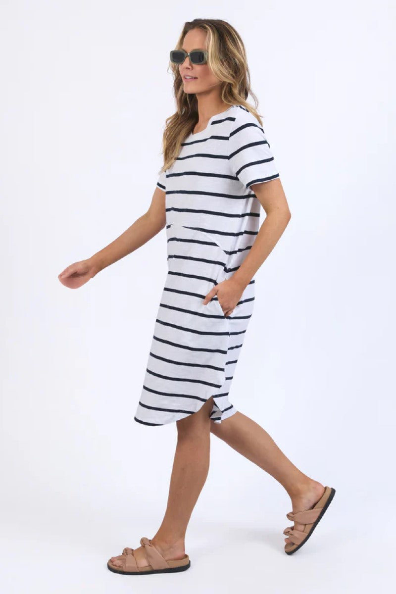 Foxwood Bay Dress | Navy Stripe