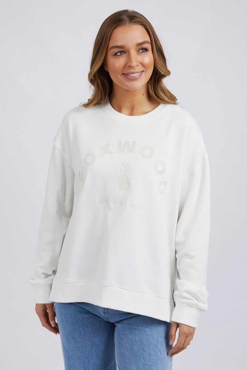 Foxwood Effortless Crew | White