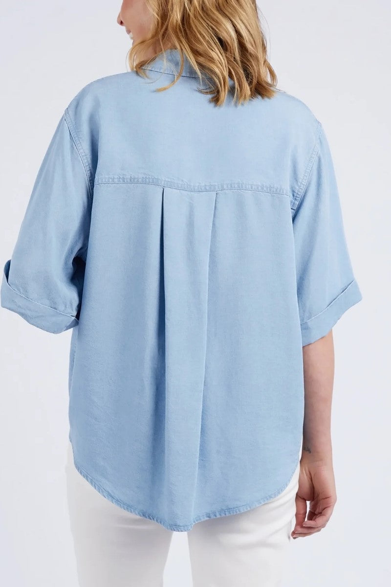 Elm Blissful Chambray Shirt | Blue