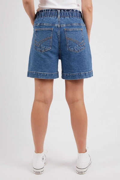 Elm Atlas Denim Short | Dark Blue