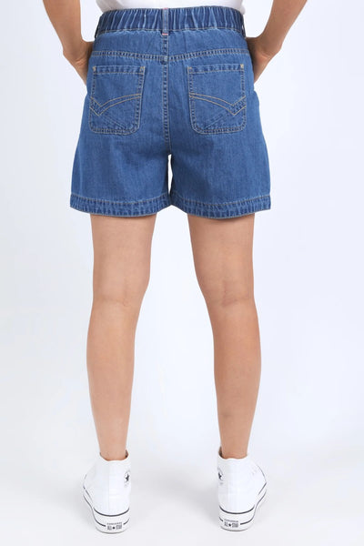 Elm Mina Denim Short | Mid Blue