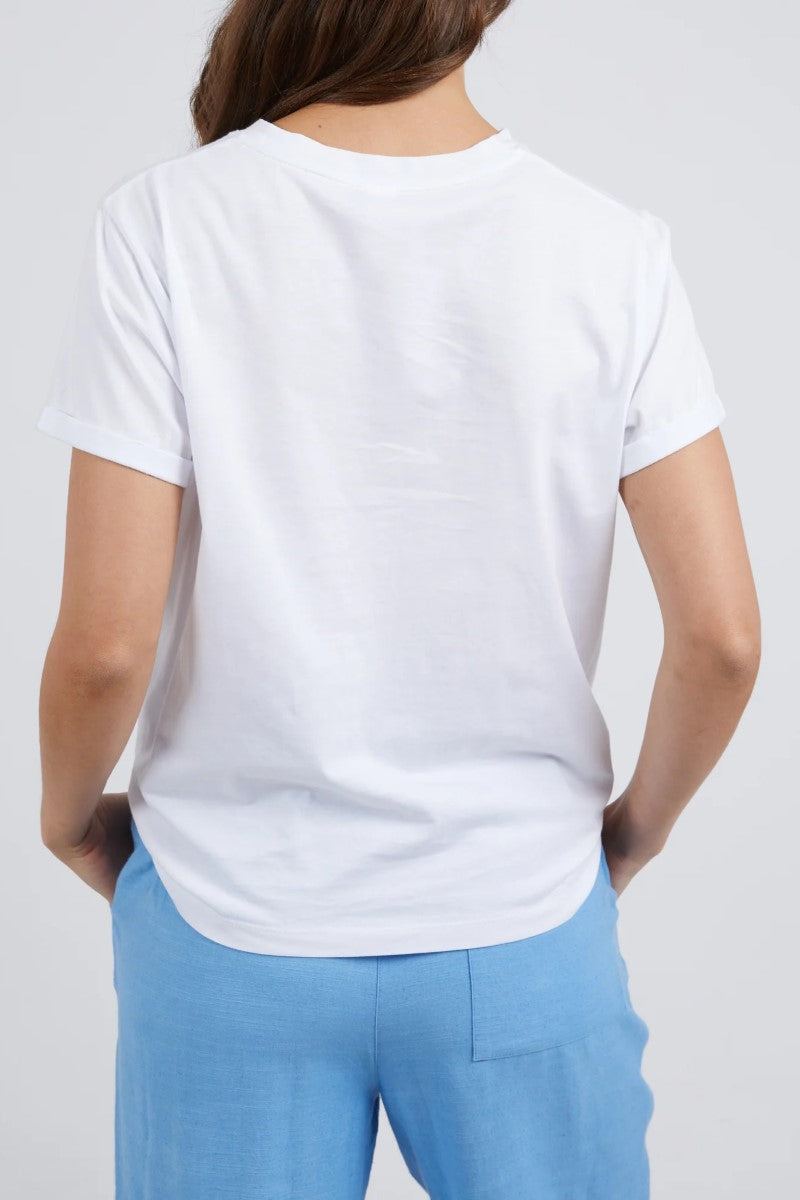 Elm Knot Tee | White