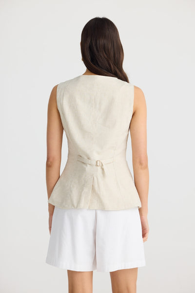 Brave + True Eden Waistcoat | Natural