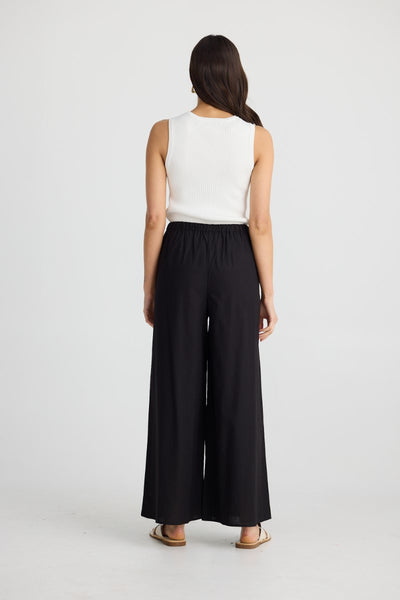 Brave + True Lana Linen Pant | Black