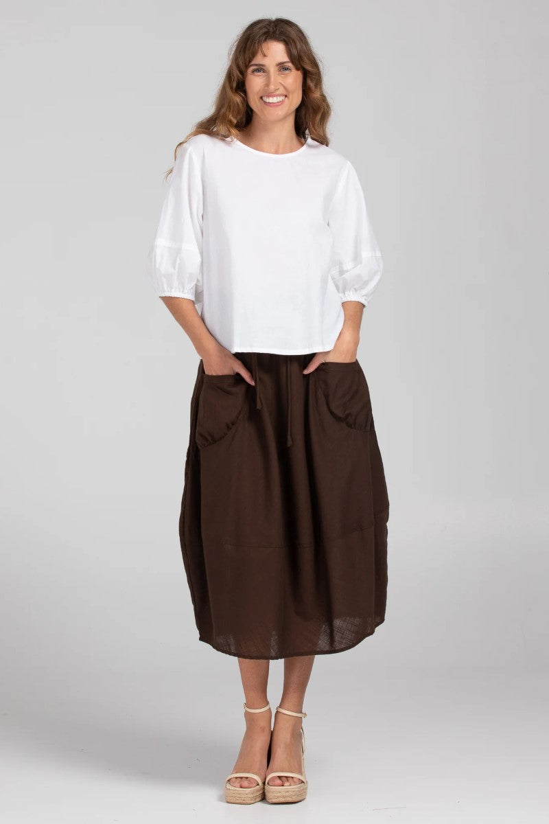 Boom Shankar Guru Skirt | Ground Coffee