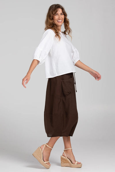 Boom Shankar Guru Skirt | Ground Coffee