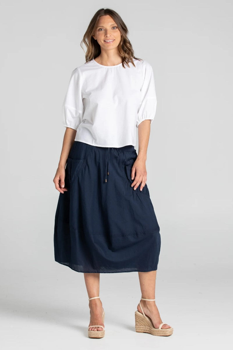 Boom Shankar Guru Skirt | Navy