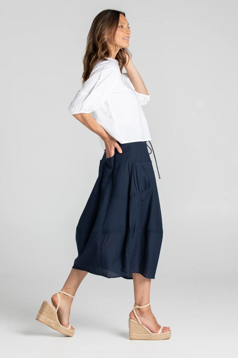 Boom Shankar Guru Skirt | Navy