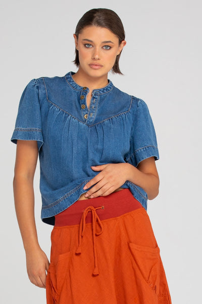 Boom Shankar Guru Skirt | Mecca Orange