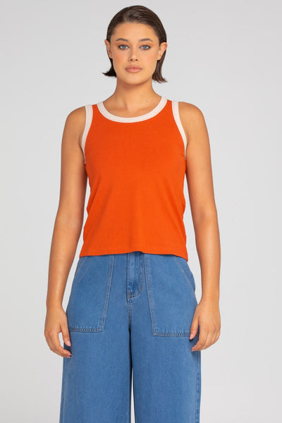 Boom Shankar Joy Tank | Mecca Orange