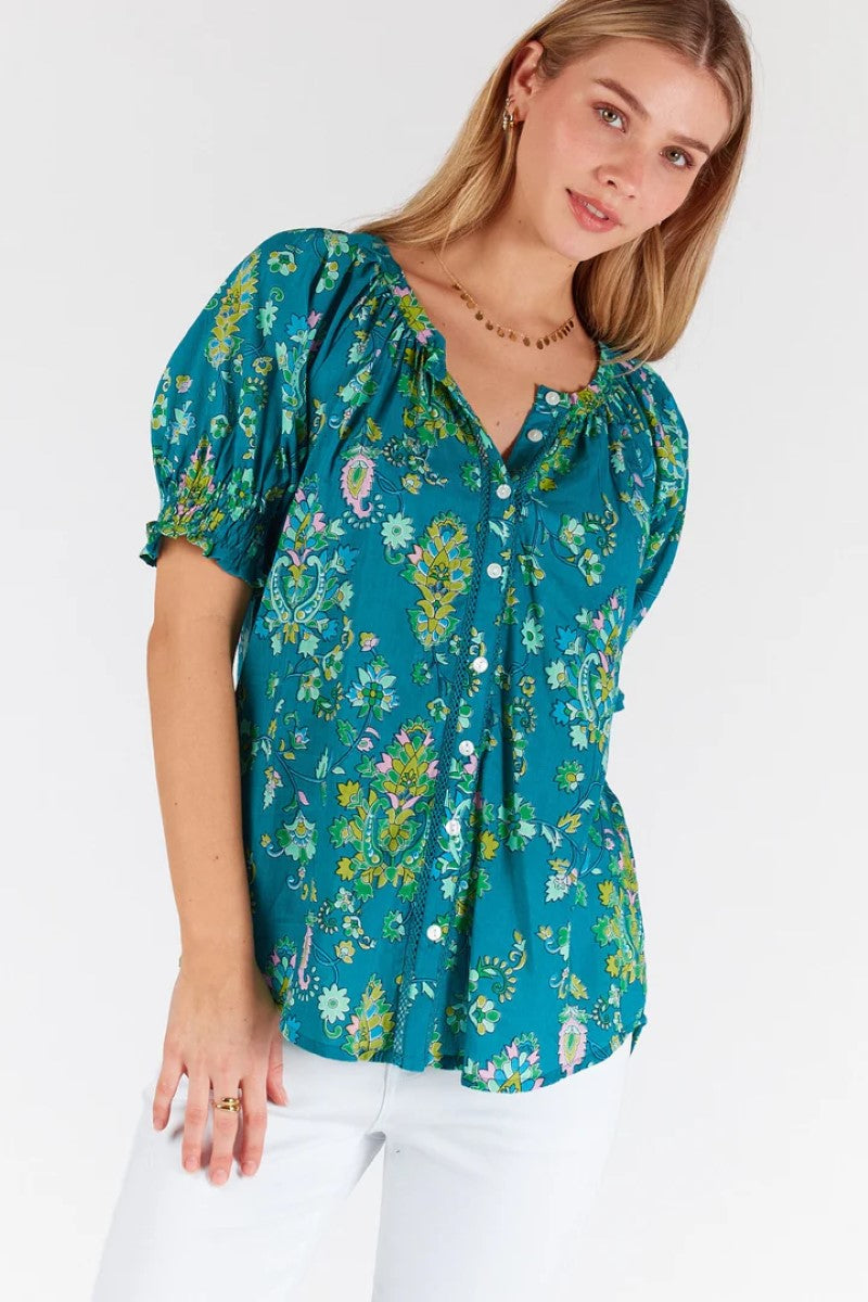 Lulalife Celine Top | Teal