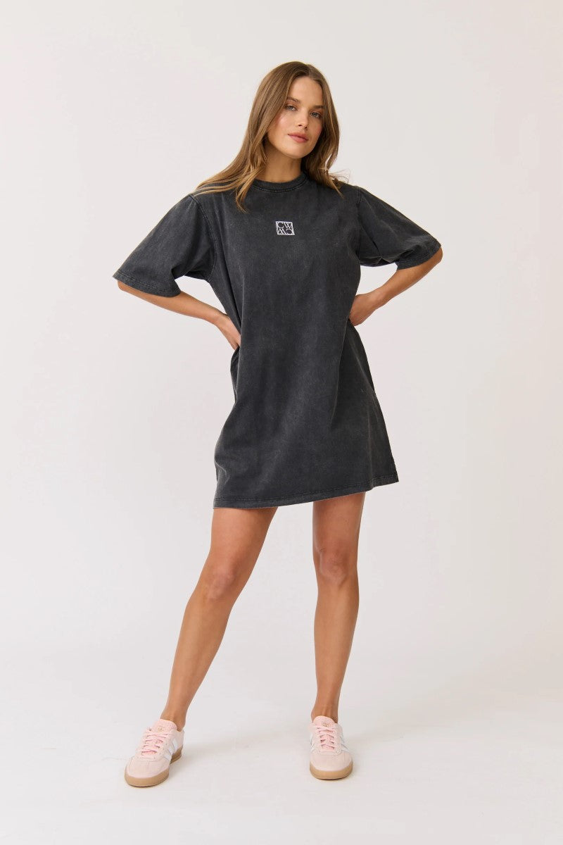 Cartel & Willow Carmen Shirt Dress | Washed Black