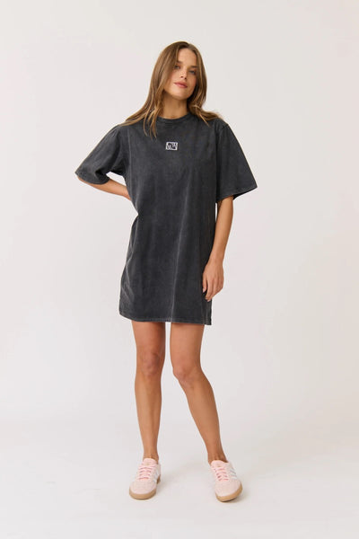 Cartel & Willow Carmen Shirt Dress | Washed Black