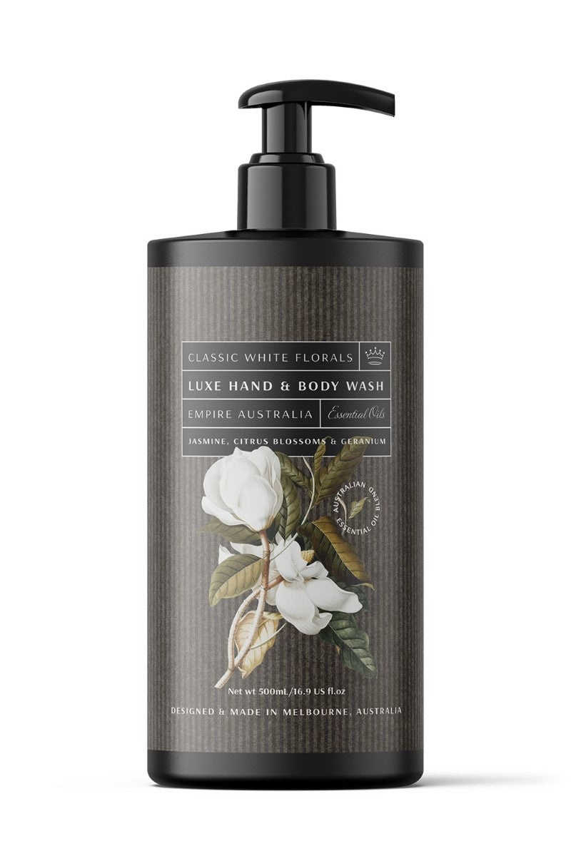 Empire Classic White Florals Hand & Body Wash