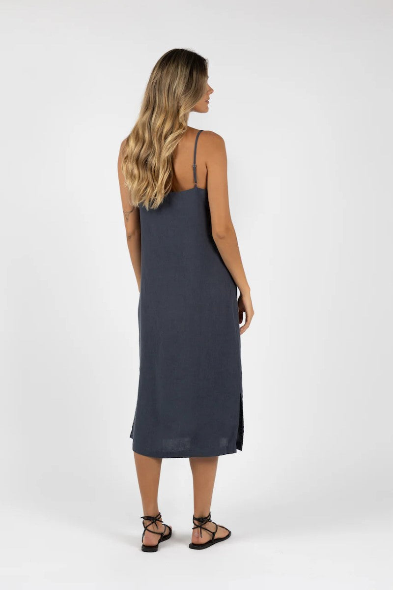 Humidity Amalia Dress | Steel