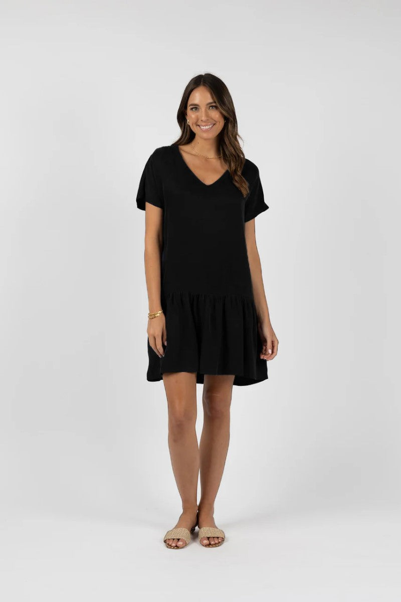 Humidity Milano Shift Dress | Black