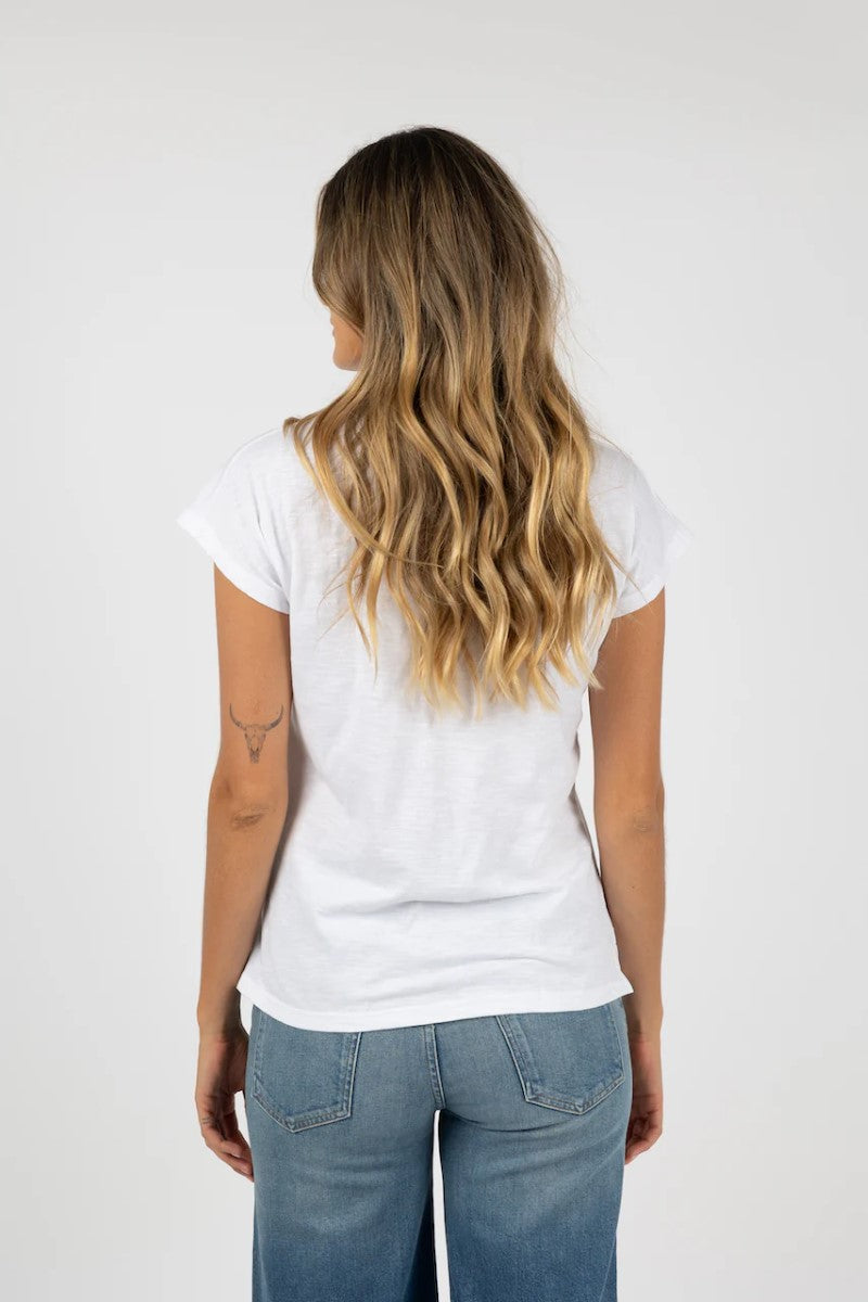 Humidity Must Have V Neck Tee | White