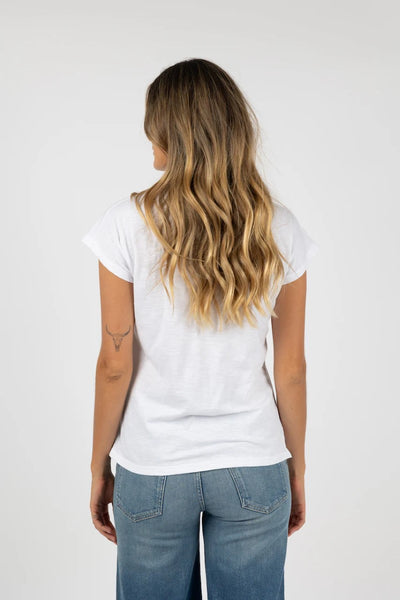 Humidity Must Have V Neck Tee | White