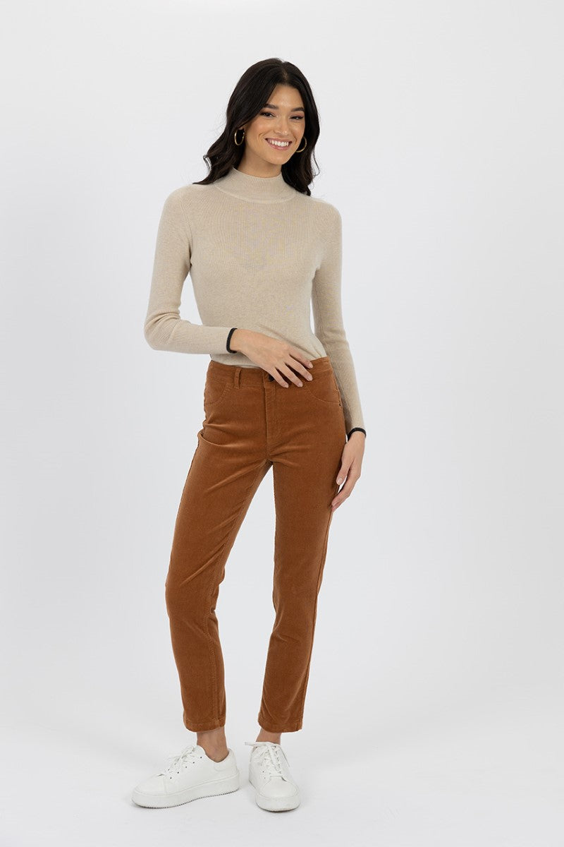 Humidity Queen Cord Jean | Caramel