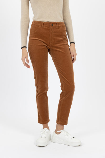 Humidity Queen Cord Jean | Caramel