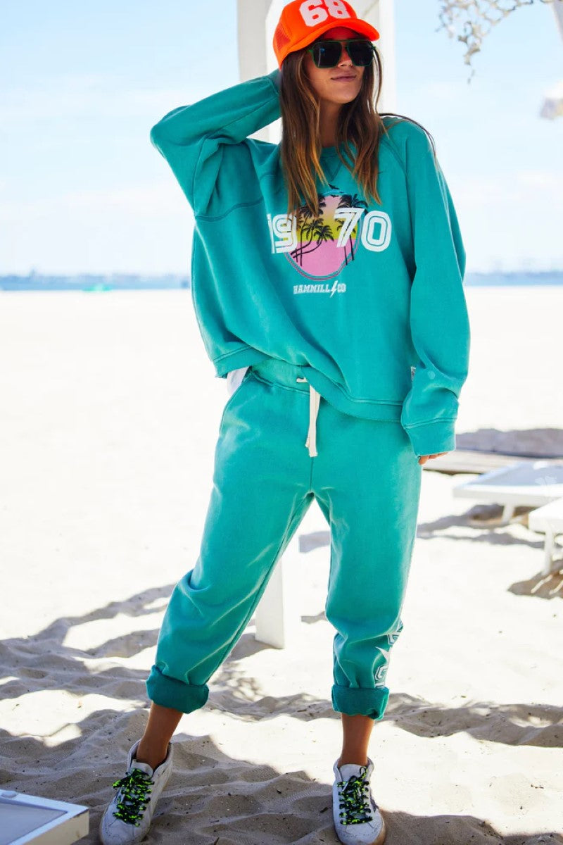 Beach Track Pant | Jade