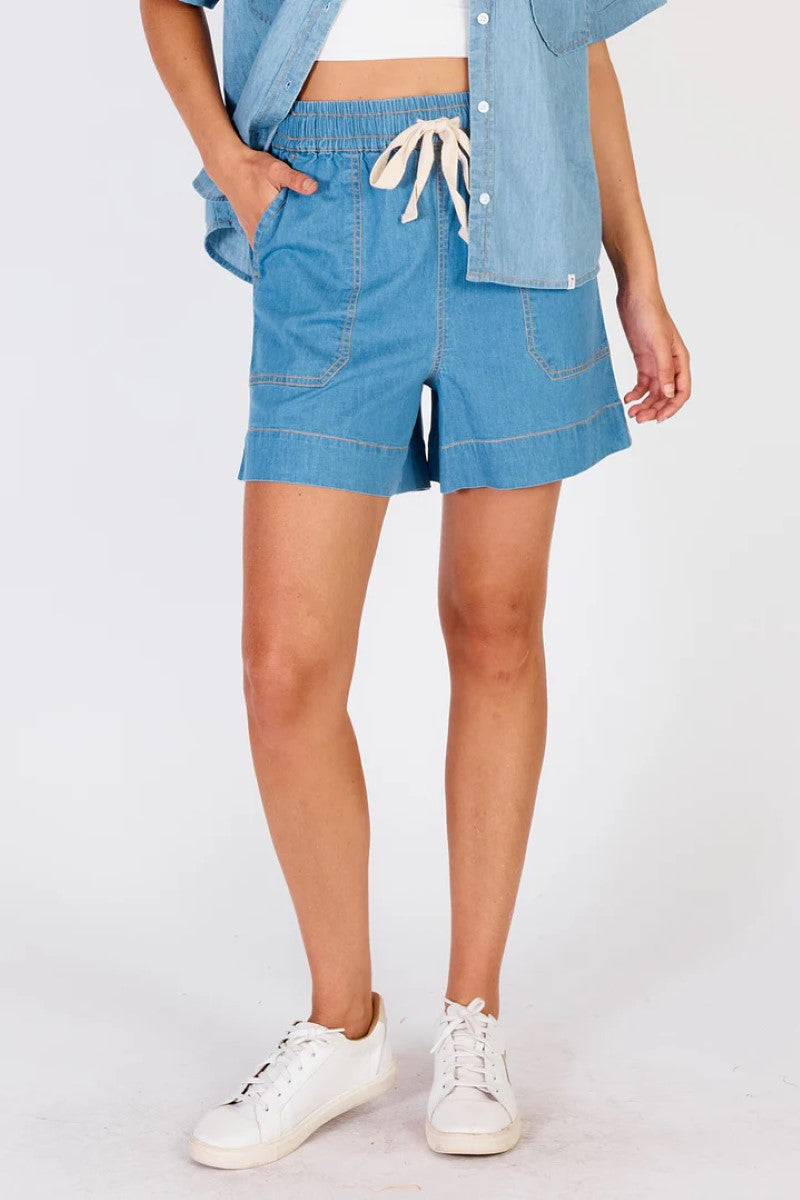 Ibsa El Paso Shorts | Light Denim