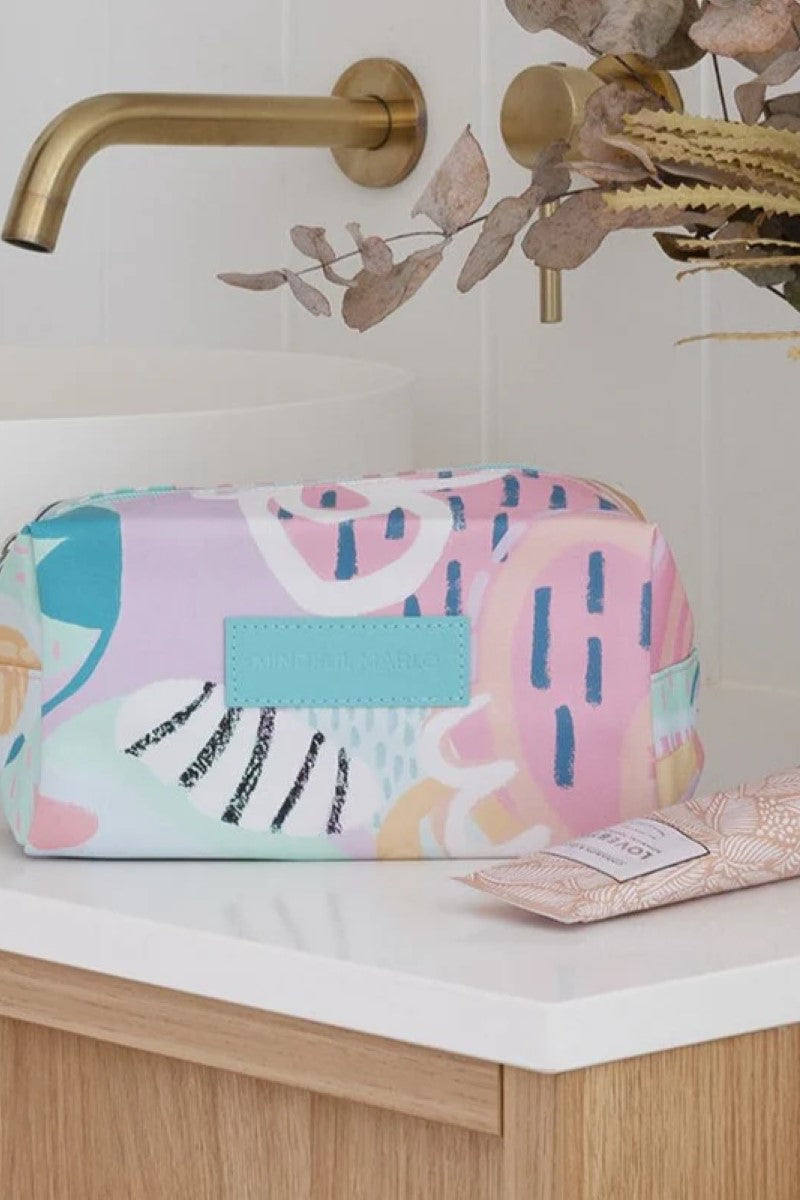 Mindful Marlo Box Makeup Bag