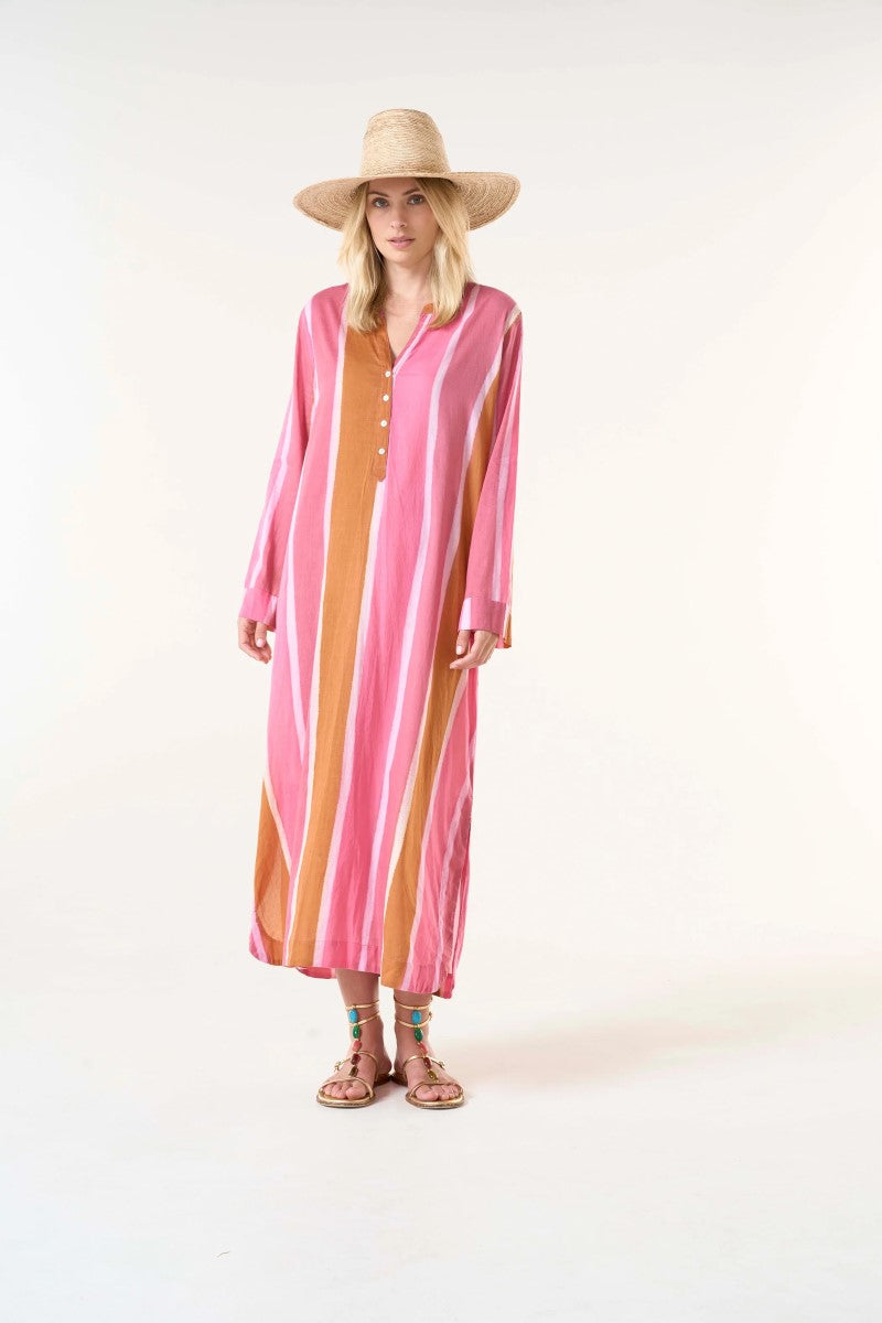 One Season Bazaar Stripe Dress | Moroccan