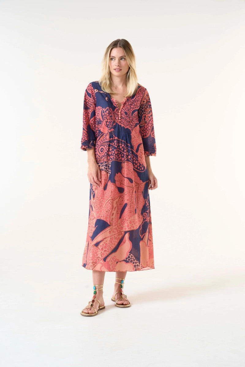 One Season Long Poppy Dress | Portofino