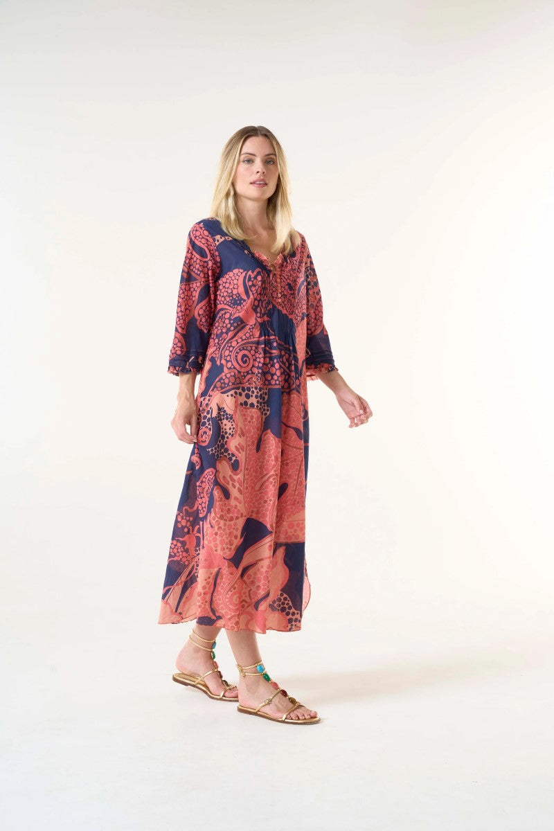 One Season Long Poppy Dress | Portofino