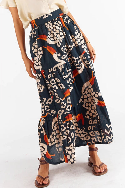 Rubyyaya Toucan Skirt  Multi