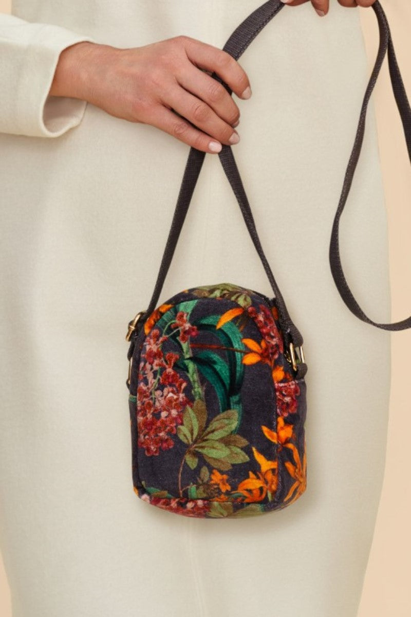 Powder Velvet Crossbody Bag | Botany Bliss