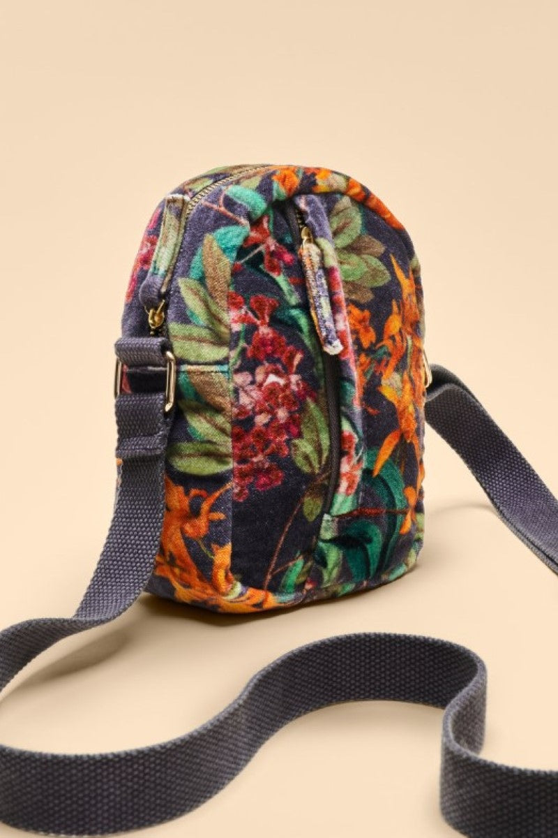 Powder Velvet Crossbody Bag | Botany Bliss